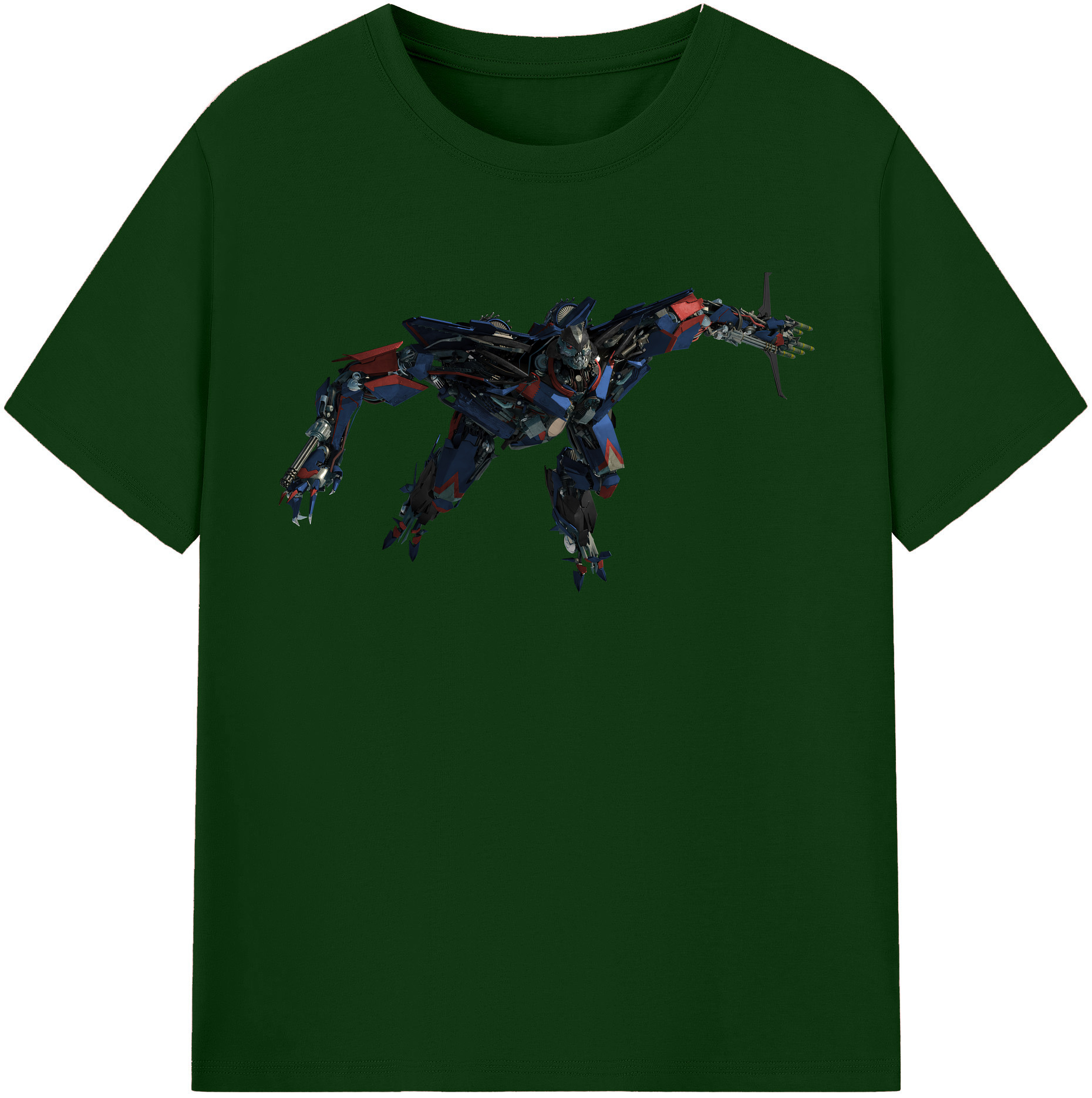 （画像用） Transformers トランスフォーマー 綿100％半袖Tシャツ（フロントプリント）